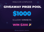 Win $1000 USD Prize Pool Giveaway for 5 Winners