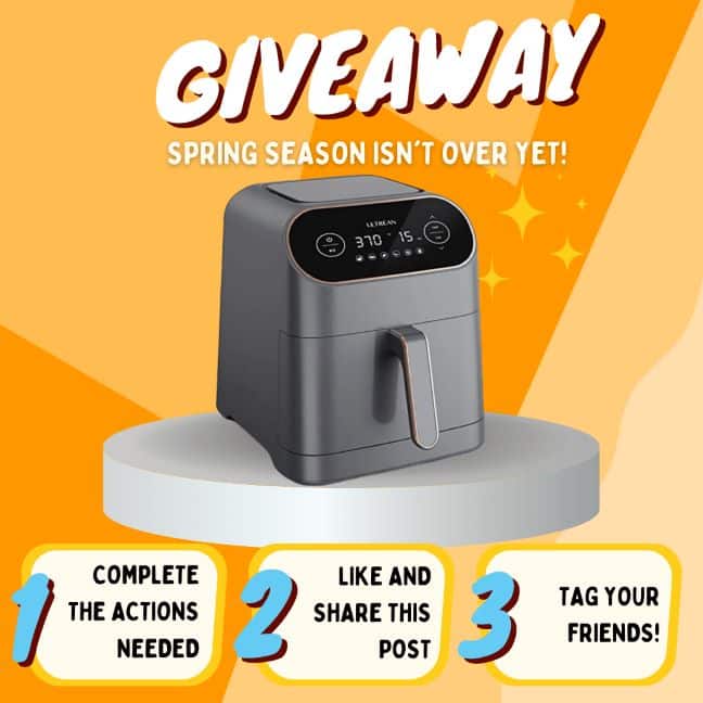 Win Free Ultrean Air Fryer - Spring Season Giveaway