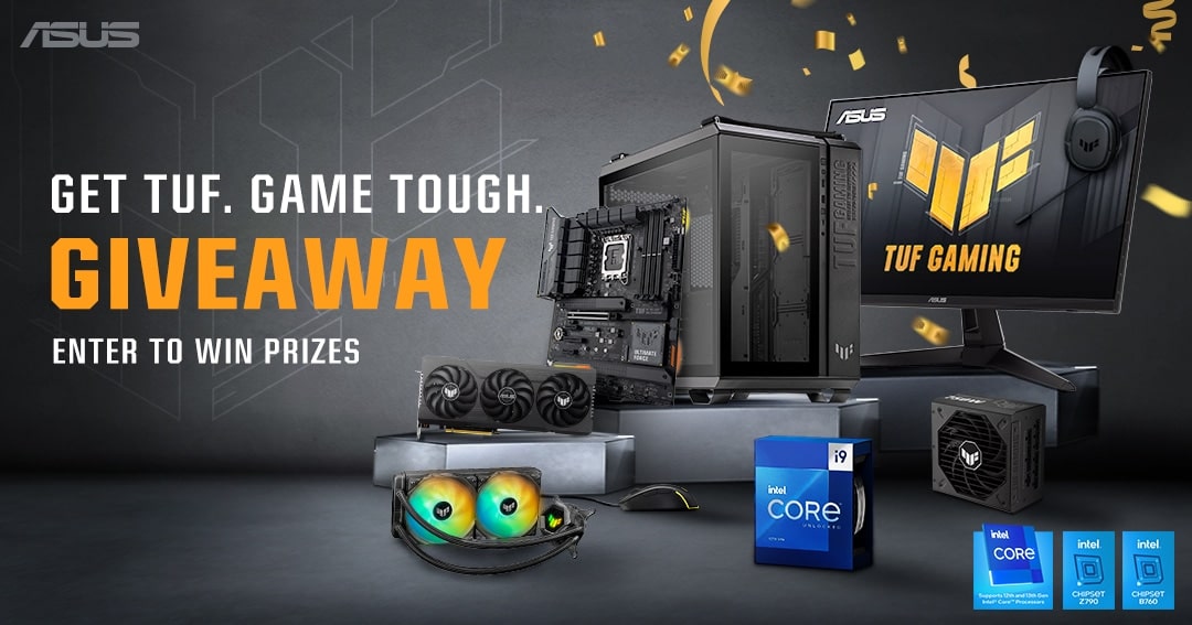 Asus TUF Gaming - GetTufGameTough Giveaway Campaign