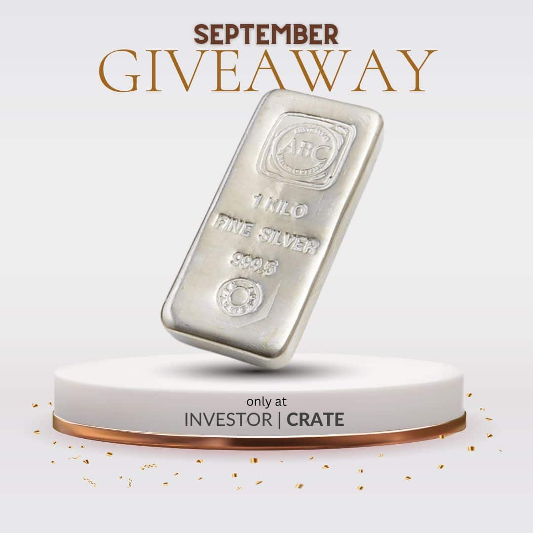 1 Kilo Silver Bar - Precious Metals Giveaway