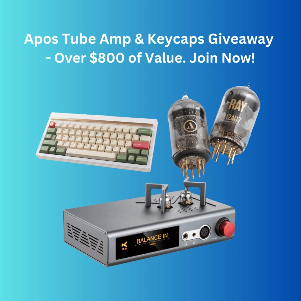 Apos Tube Amp & Keycaps Giveaway